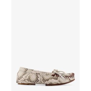 Paris Texas Women Indiana Leather Loafers With Croco Print